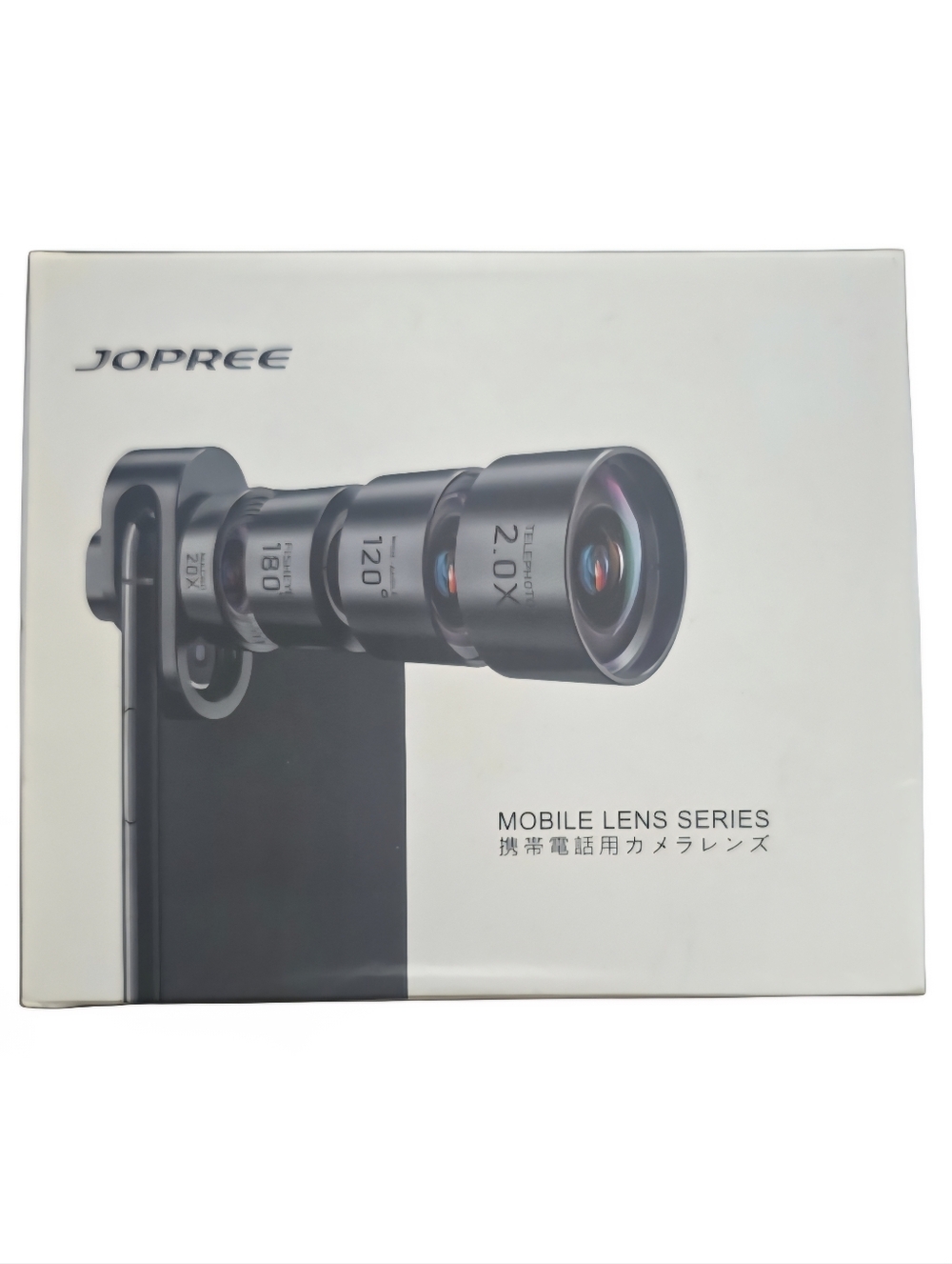 Jopree Mobile Lens Series 2.0X Clip-On Camera Lens - Black
